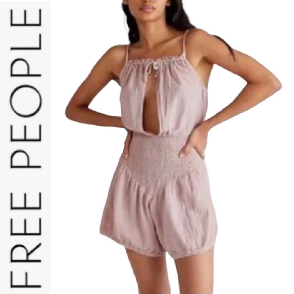 Jen’s Pirate Booty x Free People Love Street Romper mauve xs